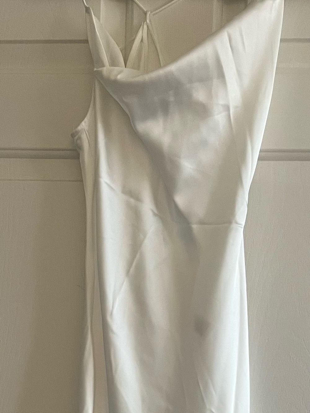 Luxxel White Satin Maxi Skirt